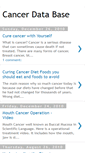 Mobile Screenshot of cancer-database.blogspot.com