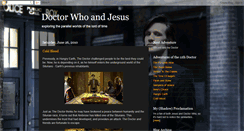 Desktop Screenshot of doctorwhoandjesus.blogspot.com