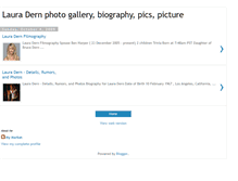 Tablet Screenshot of biography-laura-dern.blogspot.com
