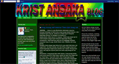 Desktop Screenshot of kristansaka.blogspot.com