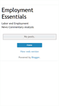 Mobile Screenshot of laboremploymentessentials.blogspot.com