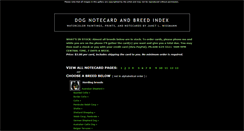 Desktop Screenshot of dognotecardindex.blogspot.com