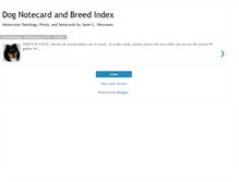 Tablet Screenshot of dognotecardindex.blogspot.com