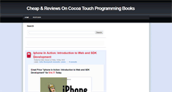 Desktop Screenshot of cocoatouchprogrammingbooks.blogspot.com