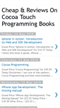 Mobile Screenshot of cocoatouchprogrammingbooks.blogspot.com