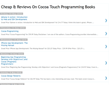 Tablet Screenshot of cocoatouchprogrammingbooks.blogspot.com