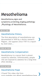 Mobile Screenshot of mesothelioma-symtom.blogspot.com