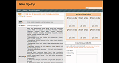 Desktop Screenshot of iklan-ngetop.blogspot.com