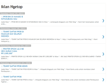 Tablet Screenshot of iklan-ngetop.blogspot.com