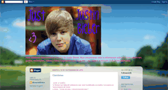 Desktop Screenshot of mejustjustinbieber.blogspot.com