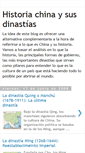 Mobile Screenshot of historiachinaysusdinastias.blogspot.com
