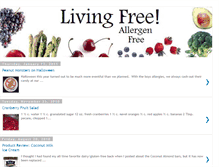 Tablet Screenshot of cooking-allergen-free.blogspot.com