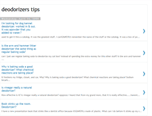 Tablet Screenshot of deodorizers2.blogspot.com