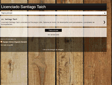 Tablet Screenshot of licenciadosantiagotaich.blogspot.com