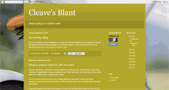 Desktop Screenshot of cleavesblant.blogspot.com