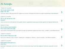 Tablet Screenshot of aliazizoglu.blogspot.com