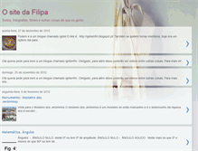 Tablet Screenshot of oprimeirositedafilipa.blogspot.com
