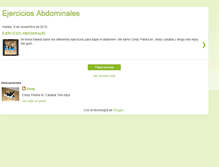 Tablet Screenshot of ejerciciosabdominalesxcindy.blogspot.com