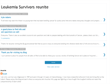 Tablet Screenshot of isurvivedleukemia.blogspot.com