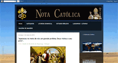 Desktop Screenshot of notacatolica.blogspot.com
