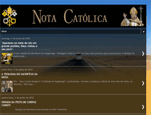 Tablet Screenshot of notacatolica.blogspot.com