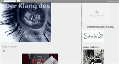 Desktop Screenshot of derklangdesherzens.blogspot.com