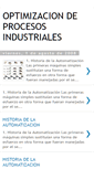 Mobile Screenshot of optimizaciondeprocesosindustriales.blogspot.com