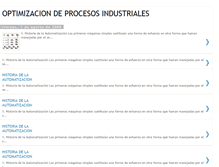 Tablet Screenshot of optimizaciondeprocesosindustriales.blogspot.com