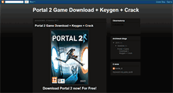 Desktop Screenshot of portal2-download.blogspot.com