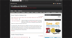 Desktop Screenshot of cookbook-mania.blogspot.com