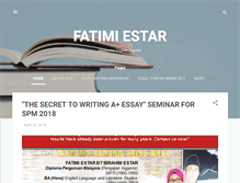 Tablet Screenshot of fatimiestar.blogspot.com