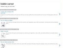 Tablet Screenshot of kiddie-corner.blogspot.com