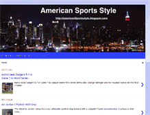 Tablet Screenshot of americansportsstyle.blogspot.com