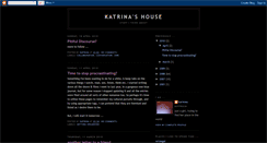 Desktop Screenshot of katrinahouse.blogspot.com