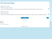 Tablet Screenshot of dcrunnersblog.blogspot.com