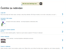 Tablet Screenshot of cestitke-za-rodendan.blogspot.com