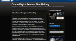 Desktop Screenshot of cannondigitalfeaturefilmmaking.blogspot.com