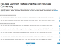 Tablet Screenshot of handbag-comment.blogspot.com
