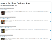 Tablet Screenshot of carrieandscott.blogspot.com