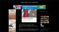 Desktop Screenshot of one-tree-hill-quotes.blogspot.com