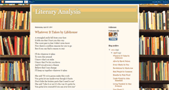 Desktop Screenshot of literaryanalysis233.blogspot.com