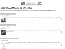 Tablet Screenshot of maggiesvenska.blogspot.com