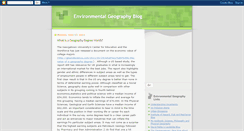 Desktop Screenshot of environmentalgeographyblog.blogspot.com