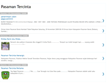 Tablet Screenshot of pasamantercinta.blogspot.com