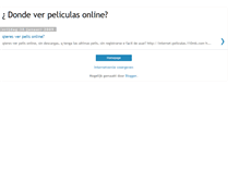 Tablet Screenshot of donde-ver-peliculas-online.blogspot.com