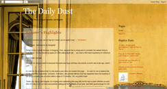 Desktop Screenshot of dailydustnews.blogspot.com