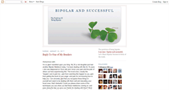 Desktop Screenshot of bipolarandsuccessful.blogspot.com