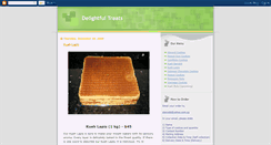 Desktop Screenshot of delightful-treats.blogspot.com