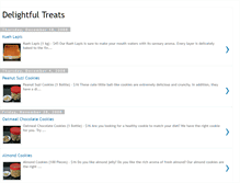 Tablet Screenshot of delightful-treats.blogspot.com