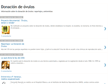 Tablet Screenshot of donaciondeovulos.blogspot.com